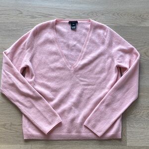 Pink V-Neck Sweater